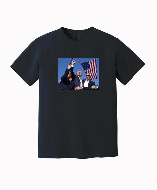 TRUMP ALBUM COVER TEE - BLACK