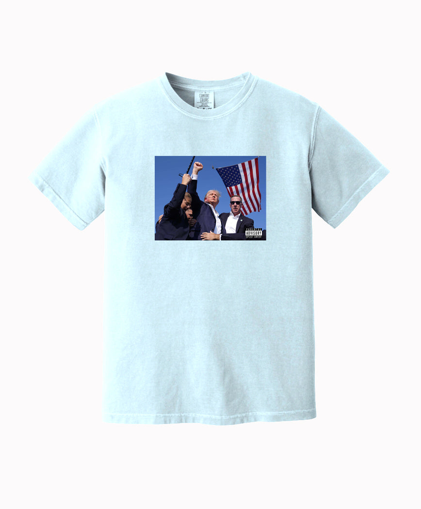 TRUMP ALBUM COVER TEE - WHITE