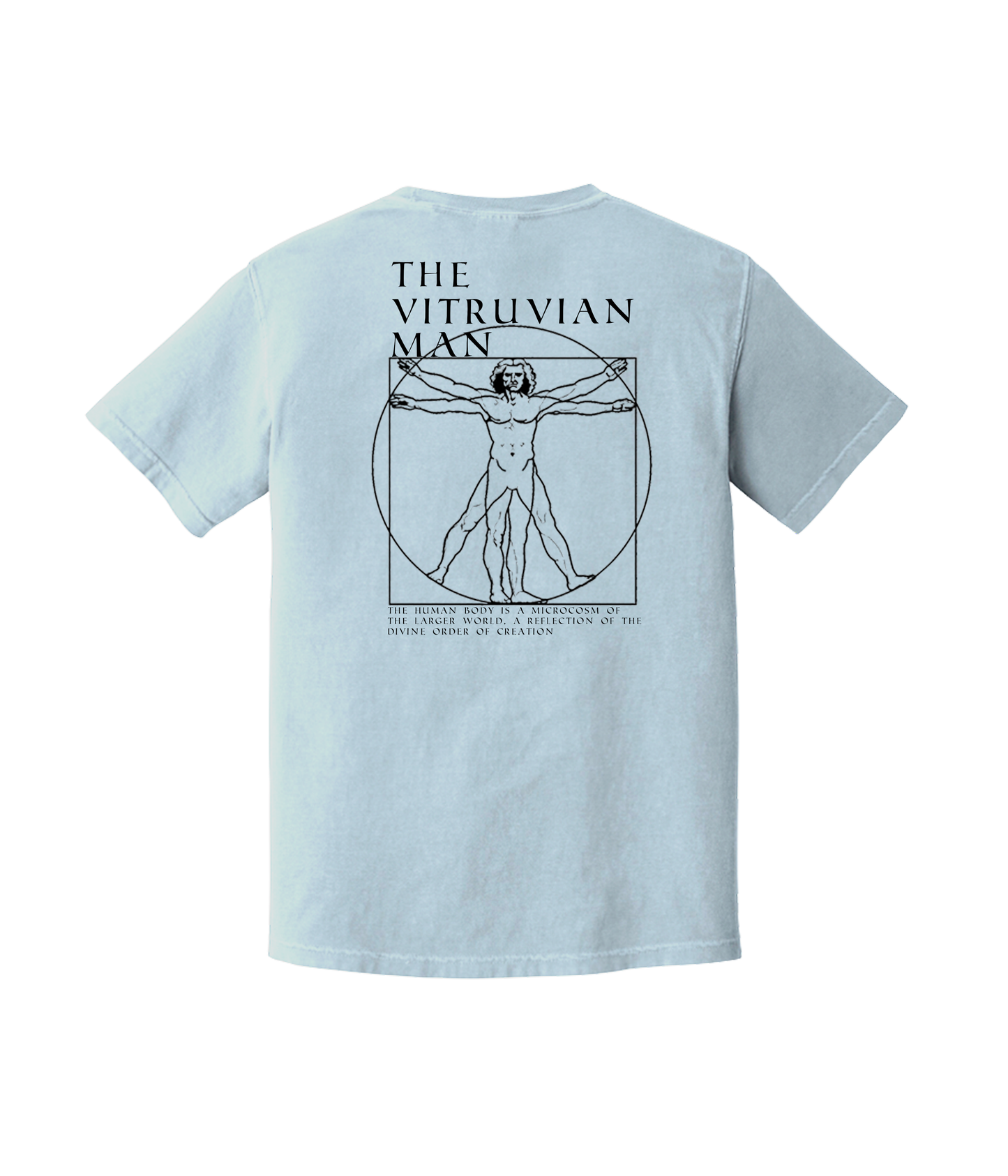 VITRUVIAN MAN TEE - WHITE