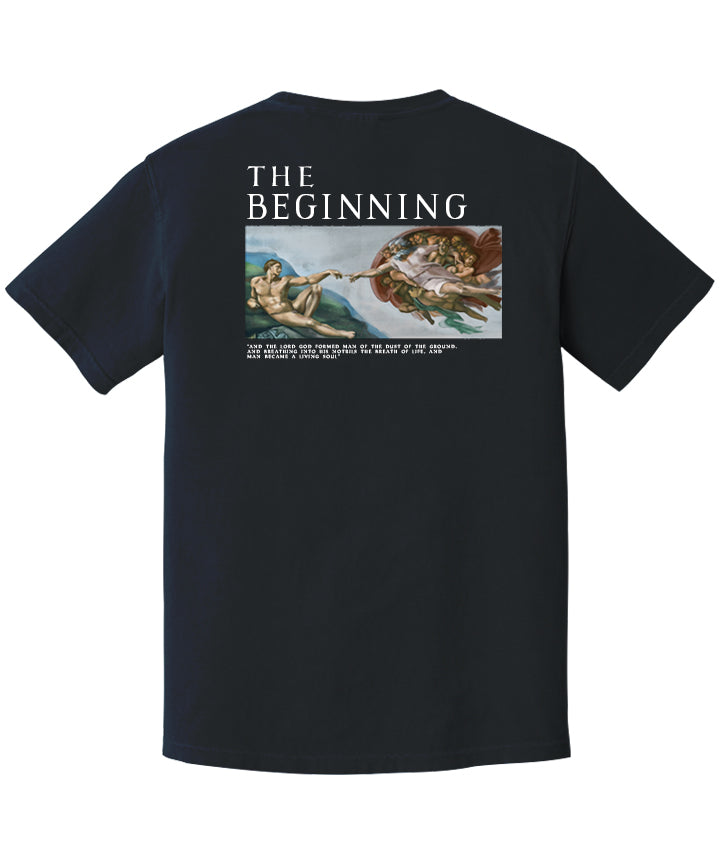 THE BEGINNING TEE - BLACK