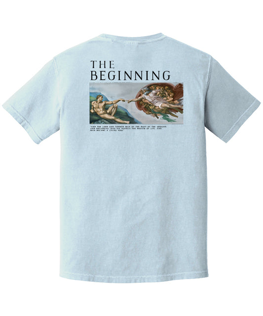 THE BEGINNING TEE - WHITE