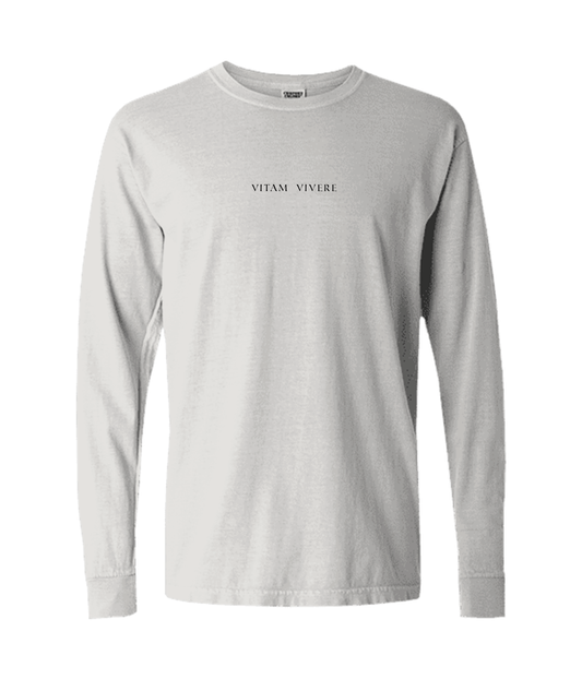 VITAM VIVERE LONG SLEEVE TEE - WHITE